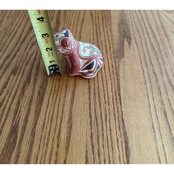 Handcrafted Ceramic Llama Figurine Mexican Folk Art Quirky Decor Desk Accessory - Picture 6 of 8